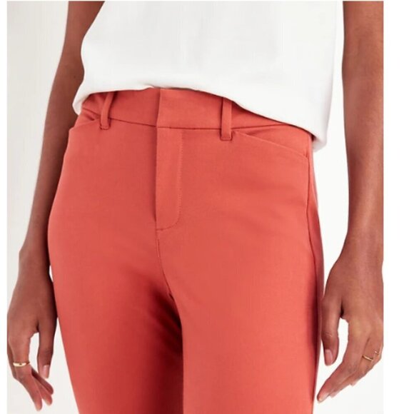 NWT Old Navy Auburn Red High-Waisted Pixie Skinny Pants Size 6 - Picture 12 of 13